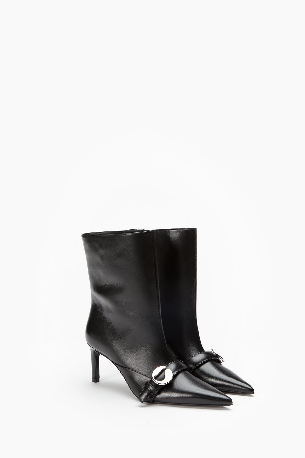ANKLE HEELED BELT BOOTS