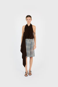 DRAPED SAROUEL TOP
