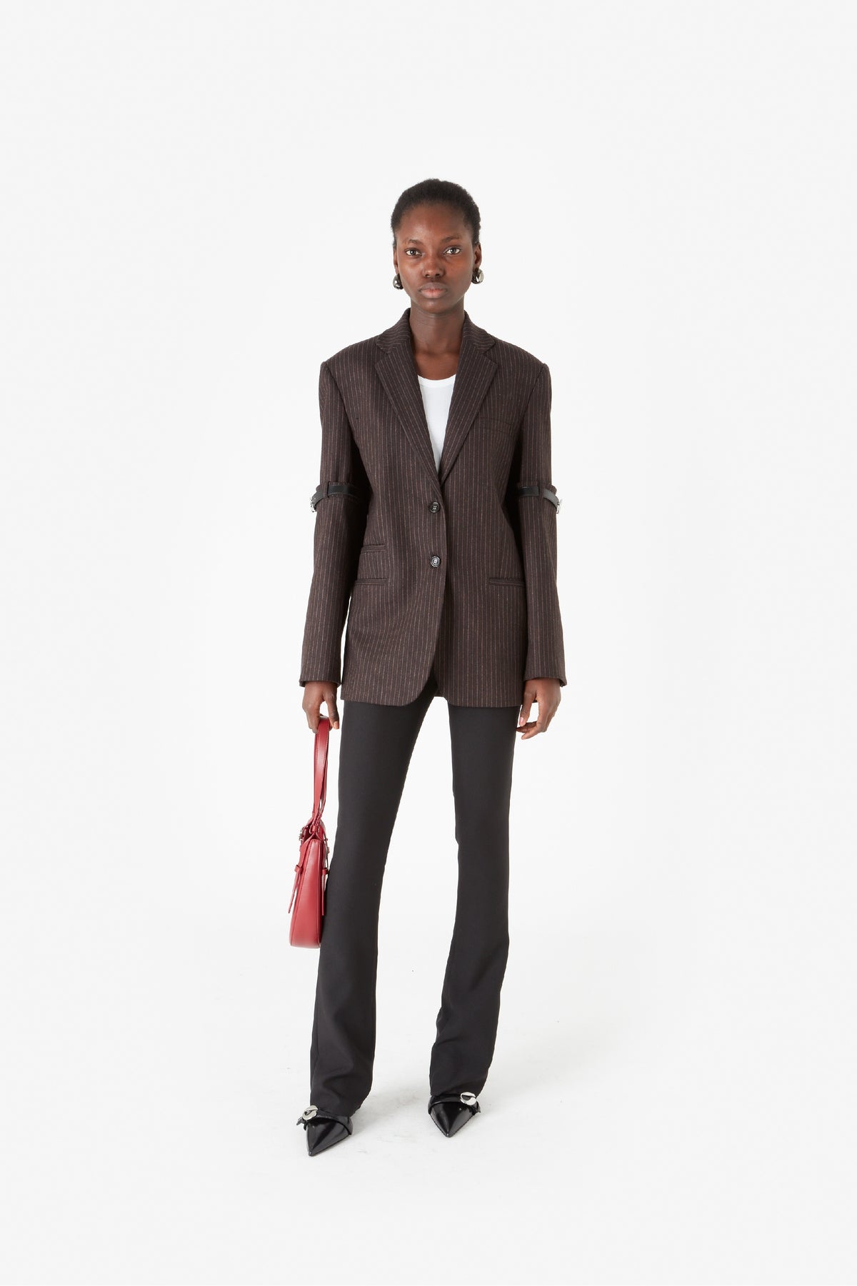 LOGO BELTED BLAZER