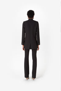 LONG TROMPE-L'OEUIL TAILORED JACKET