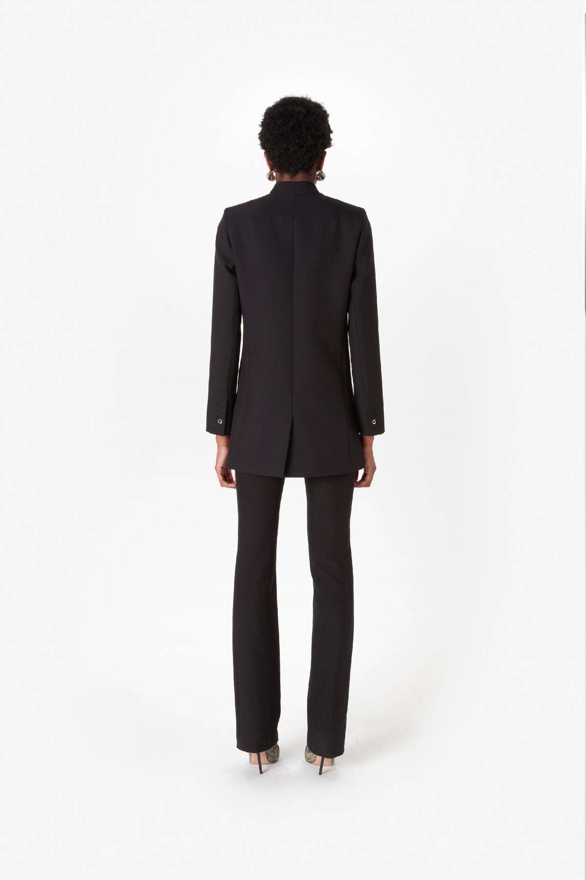 LONG TROMPE-L'OEUIL TAILORED JACKET