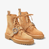 Bottines Cora en cuir - Caramel & Crystal