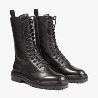 Bottes Cora en cuir - Black