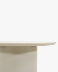 Table basse Estelle en bois - Beige argile