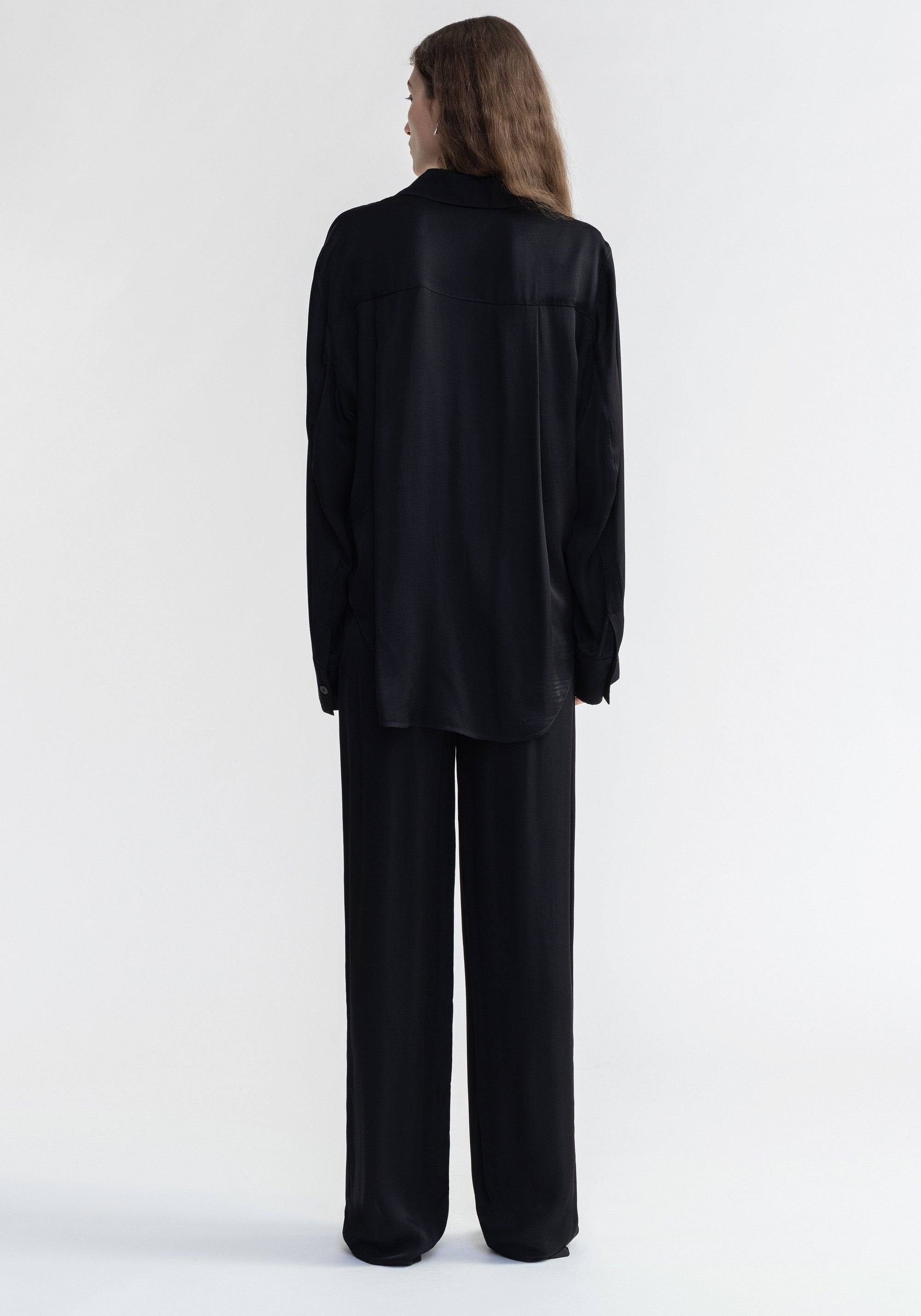 Pantalon Cougar en satin - Black