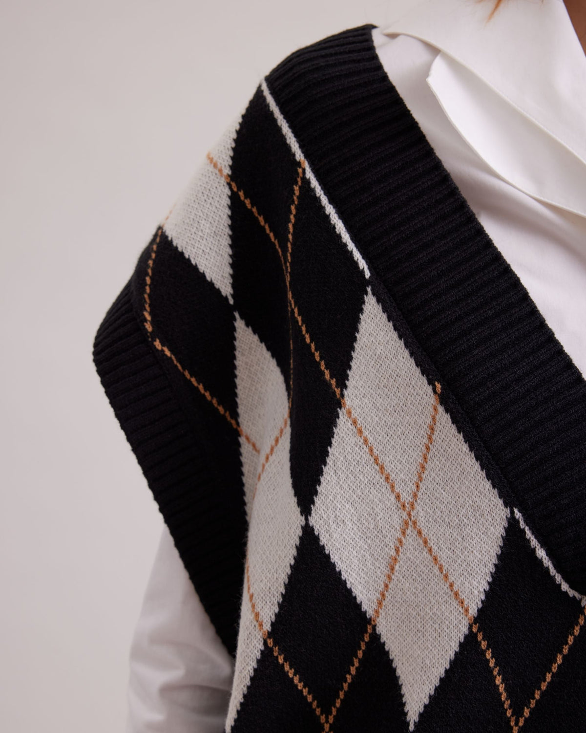 Gilet sans manche Country - Black & White