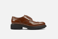 7qty NEW / Derby COX WINDSOR COMMANDO - Cognac