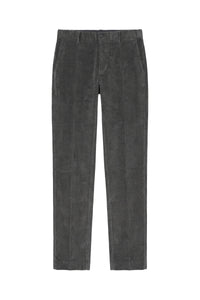 Straight-leg ribbed trousers - Smoke Grey