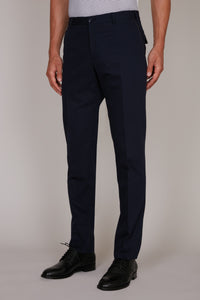 Pantalon à plis - Bleu