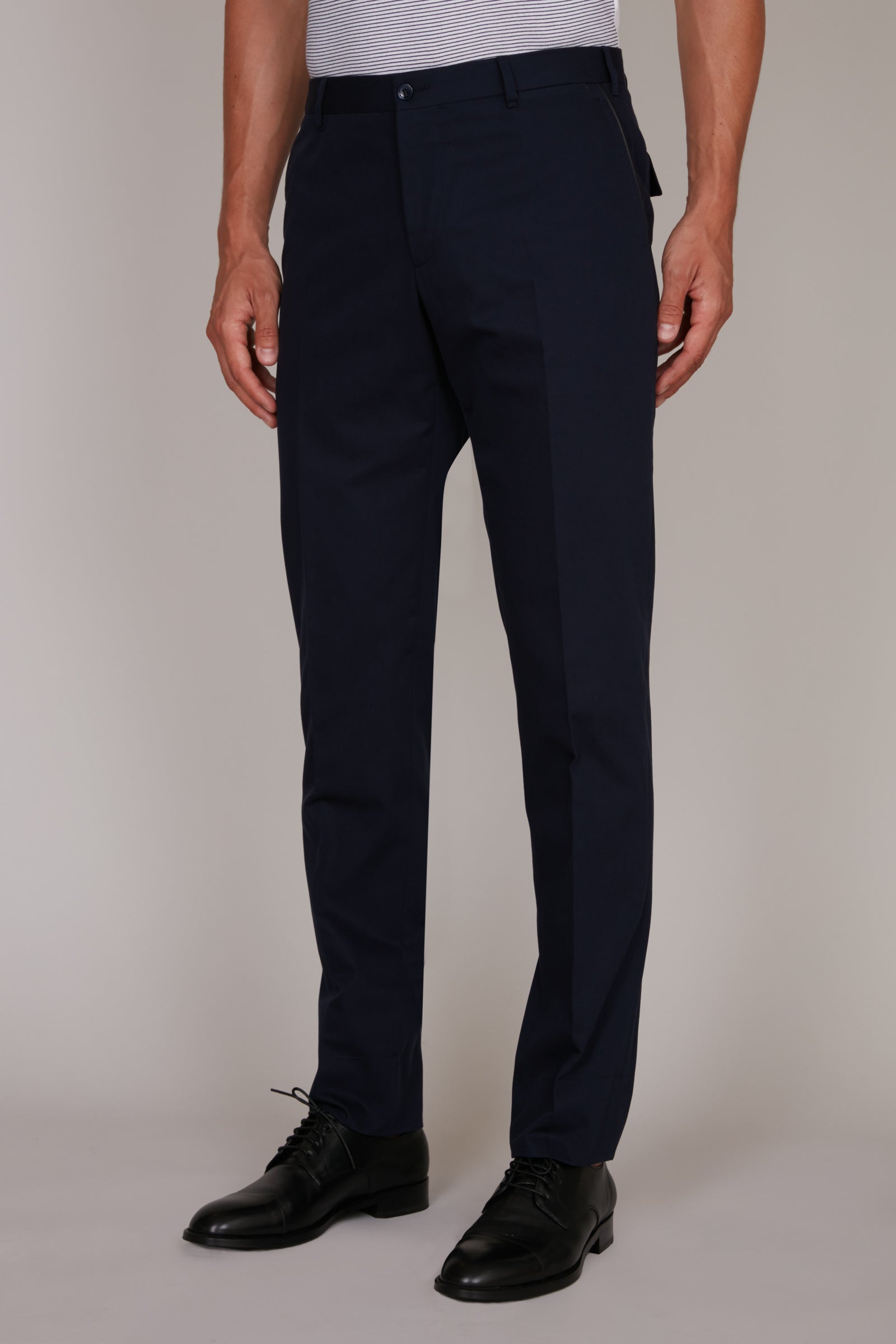 Pantalon à plis - Bleu