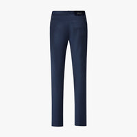 Pantalon chiné en laine - Bleu