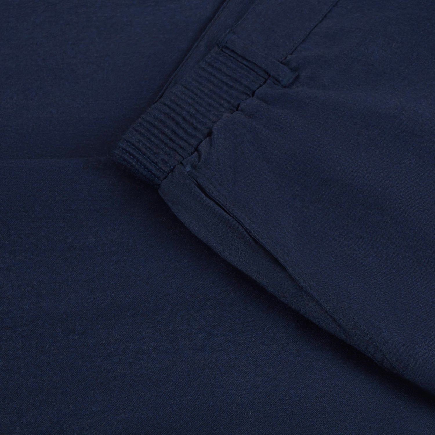 Pantalon chiné en laine - Bleu