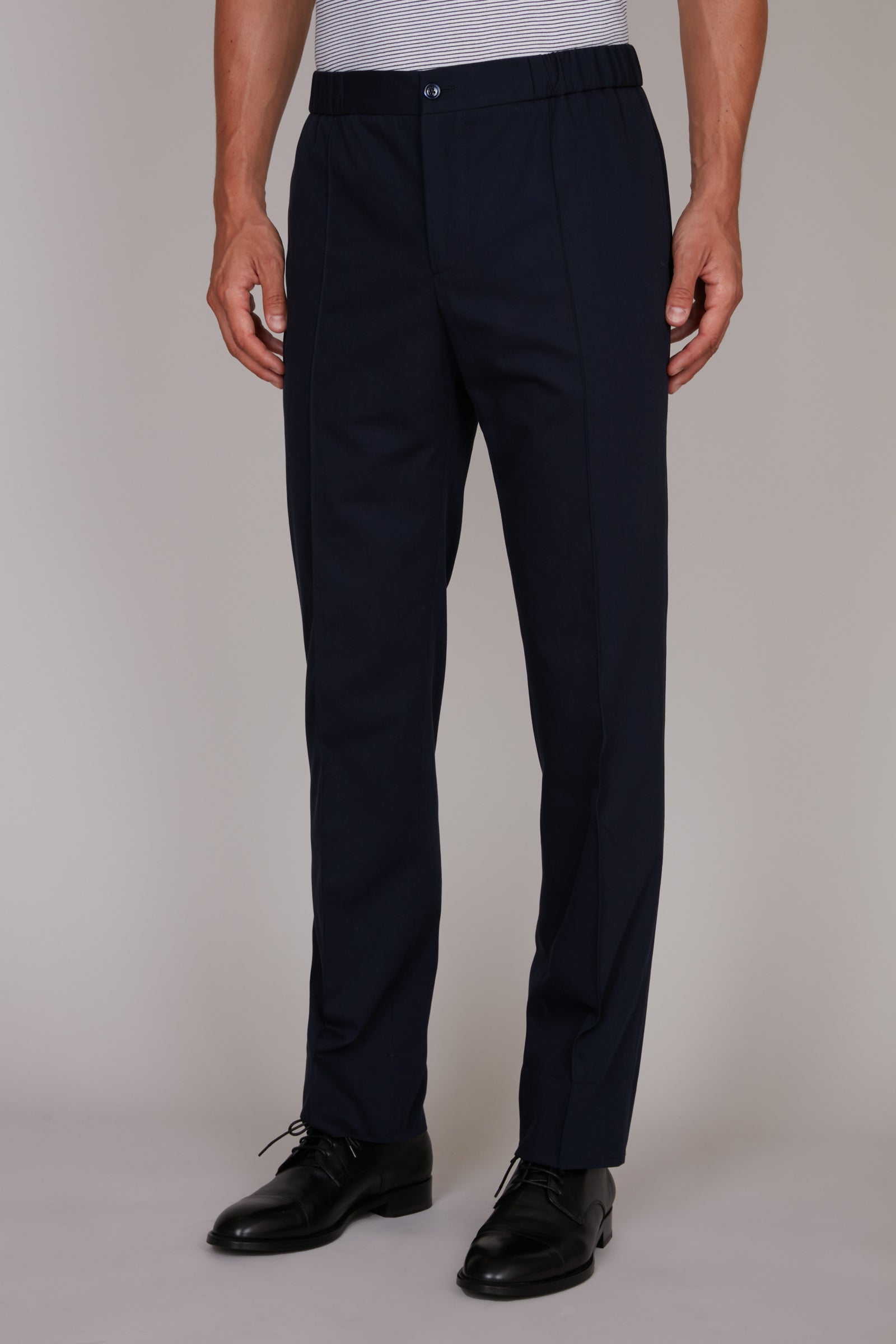 Pantalon à plis - Bleu