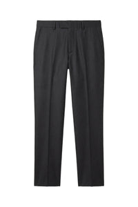 Pantalon à taille élastiquée en laine - Dark Charcoal