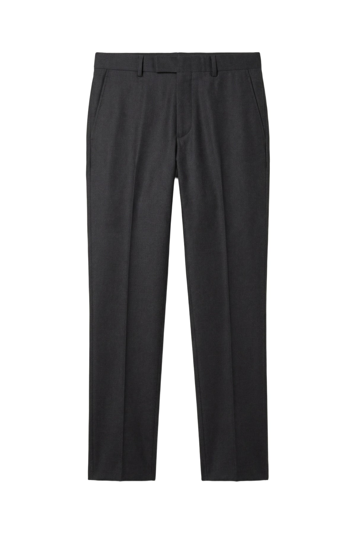 Pantalon à taille élastiquée en laine - Dark Charcoal