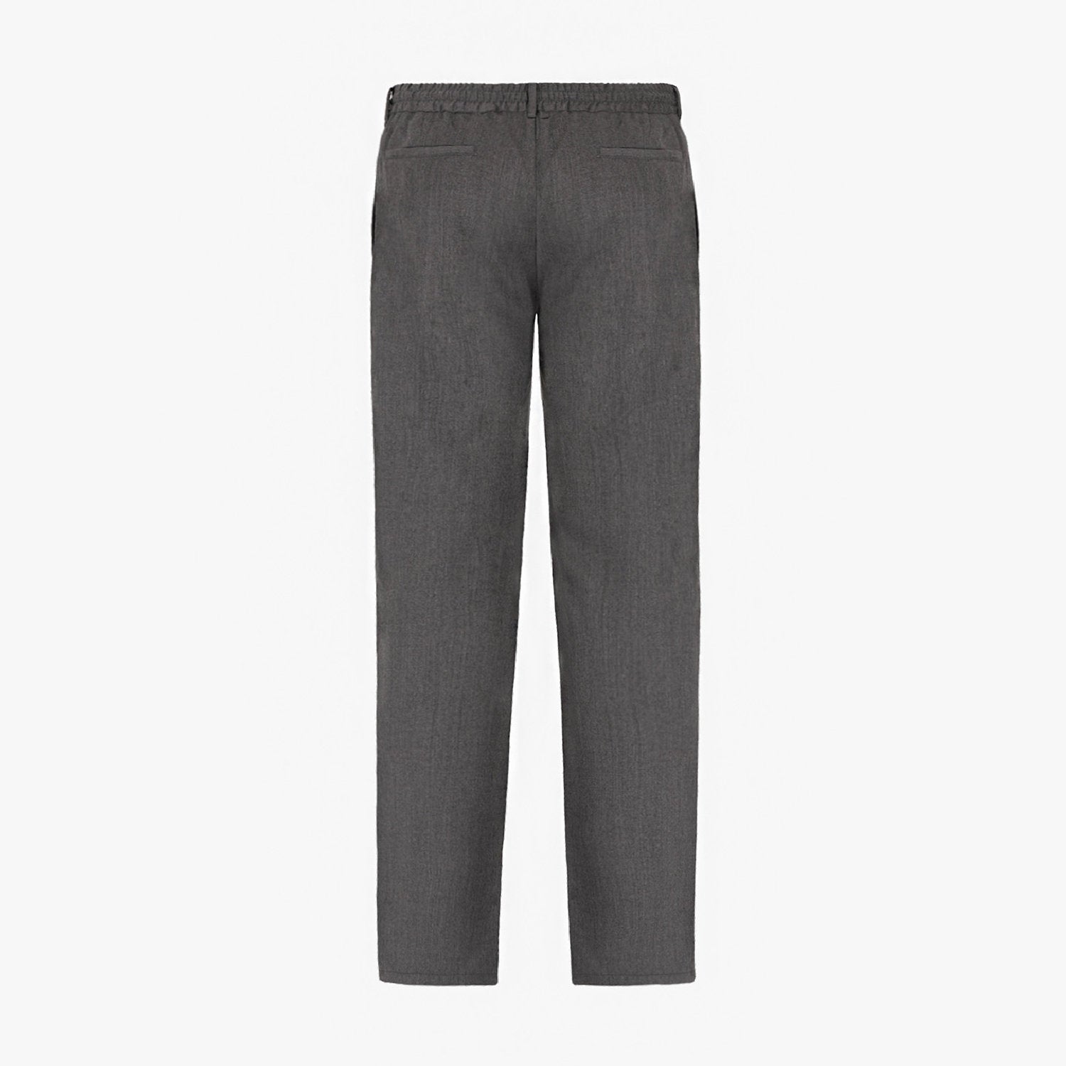 Pantalon chiné en laine - Taupe