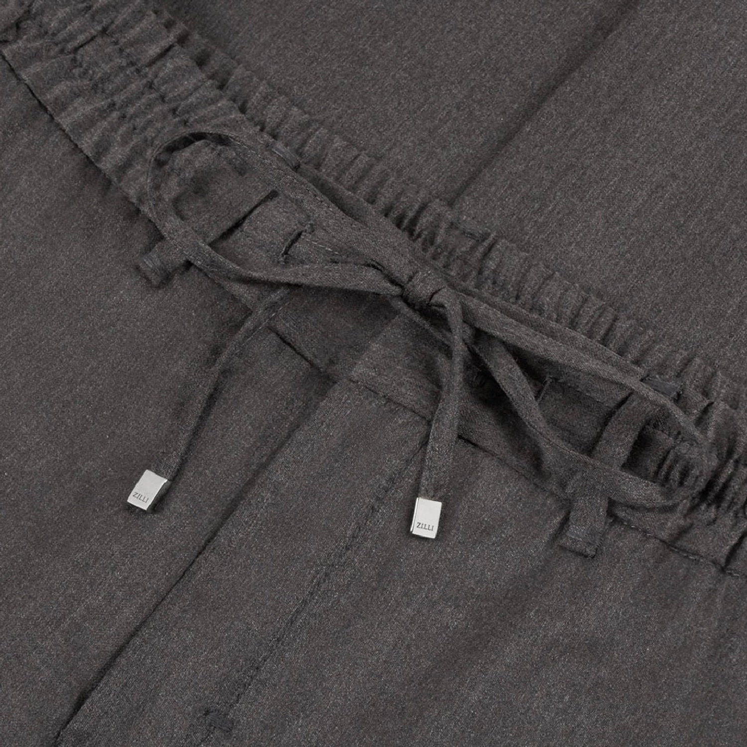Pantalon chiné en laine - Taupe