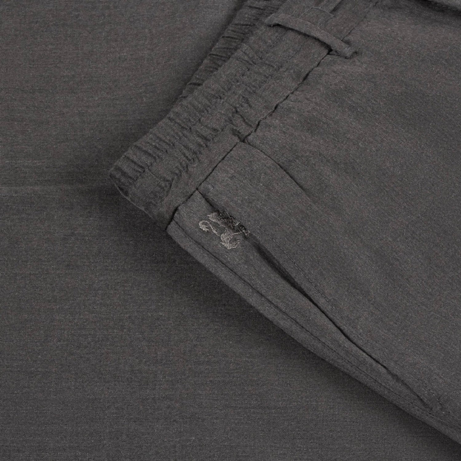 Pantalon chiné en laine - Taupe
