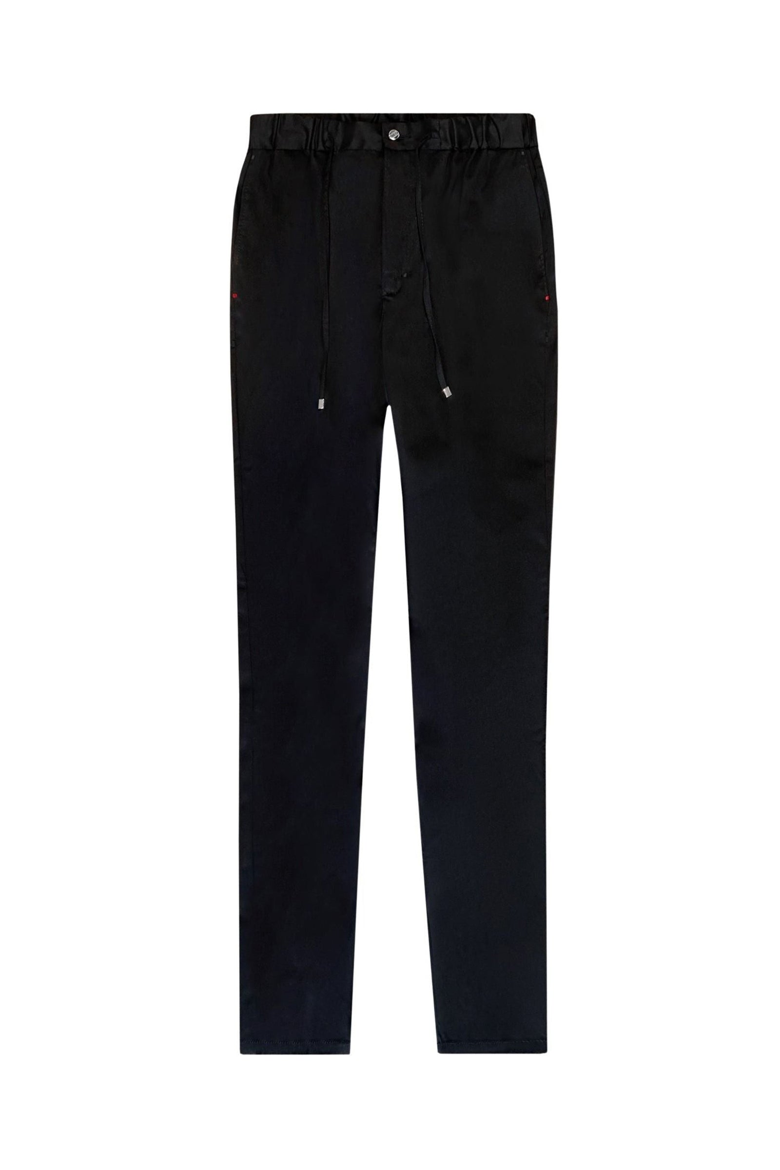 Pantalon à cordon de serrage ajustable - Noir