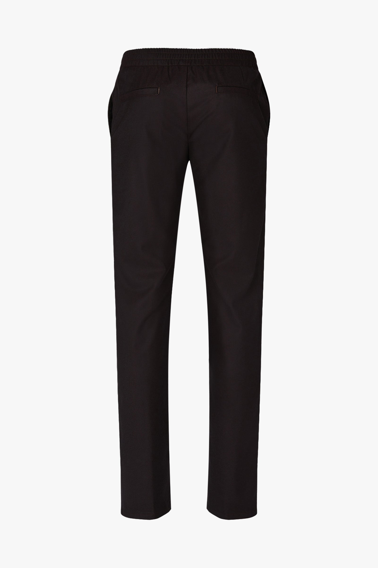 Pantalon décontracté à cordon de serrage en laine - Noir