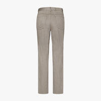 Pantalon à chevrons chiné en laine - Beige