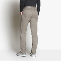 Pantalon à chevrons chiné en laine - Beige