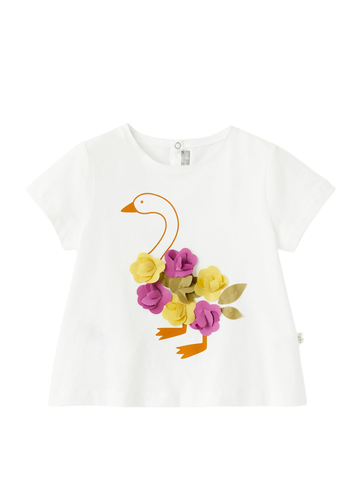 T-Shirt Bianca Con Stampa Oca