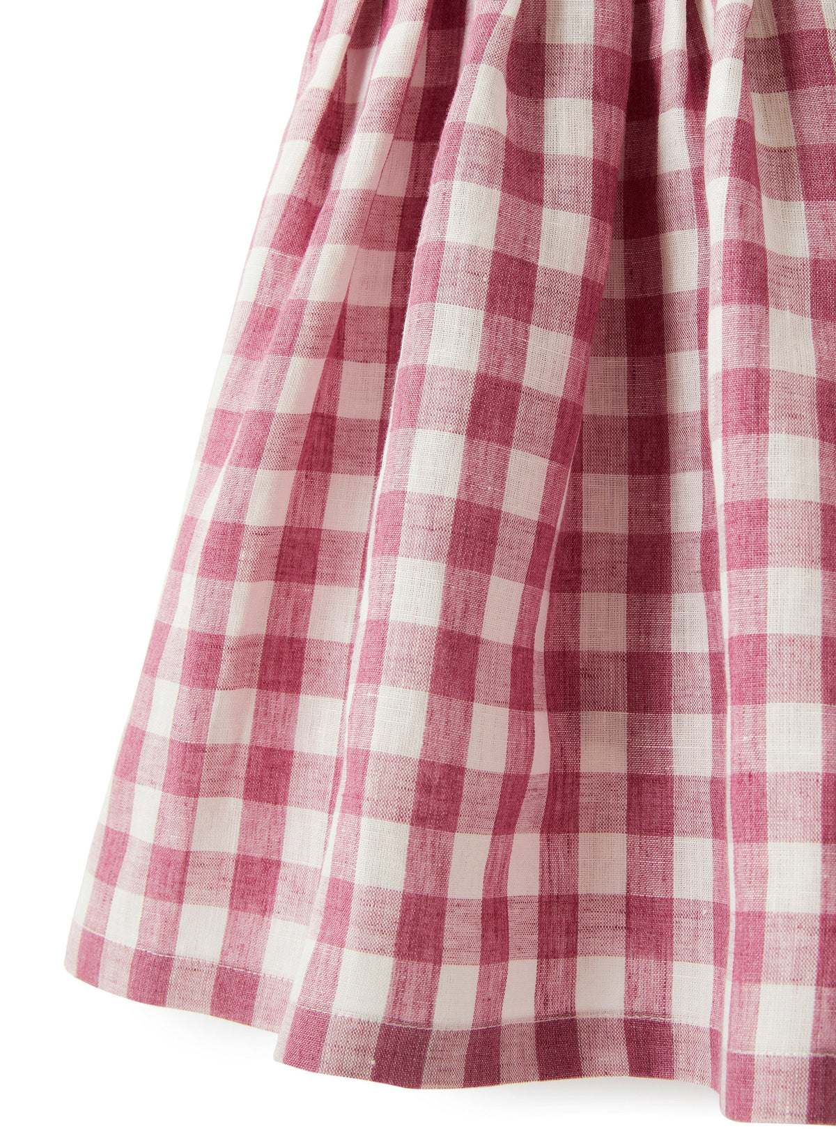 vm233l3018_681 // DOUBLON PAS FUSION /// DOUBLON DEVIENT OK PICS / Antique pink checked linen dress