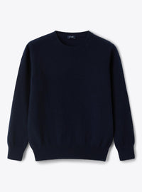 Maglione  In Cotone Organico Blu