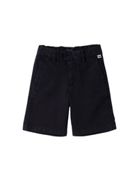 Bermuda In Gabardina Blu