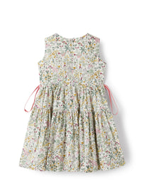 Vestito Smanicato In Cotone Liberty Fabrics