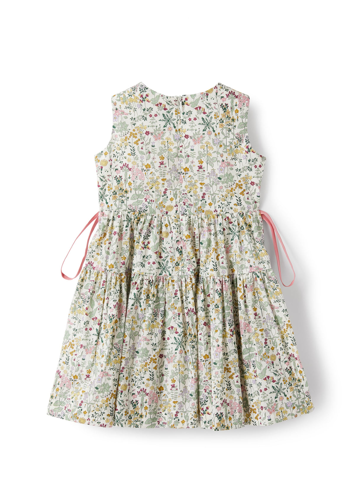 Vestito Smanicato In Cotone Liberty Fabrics