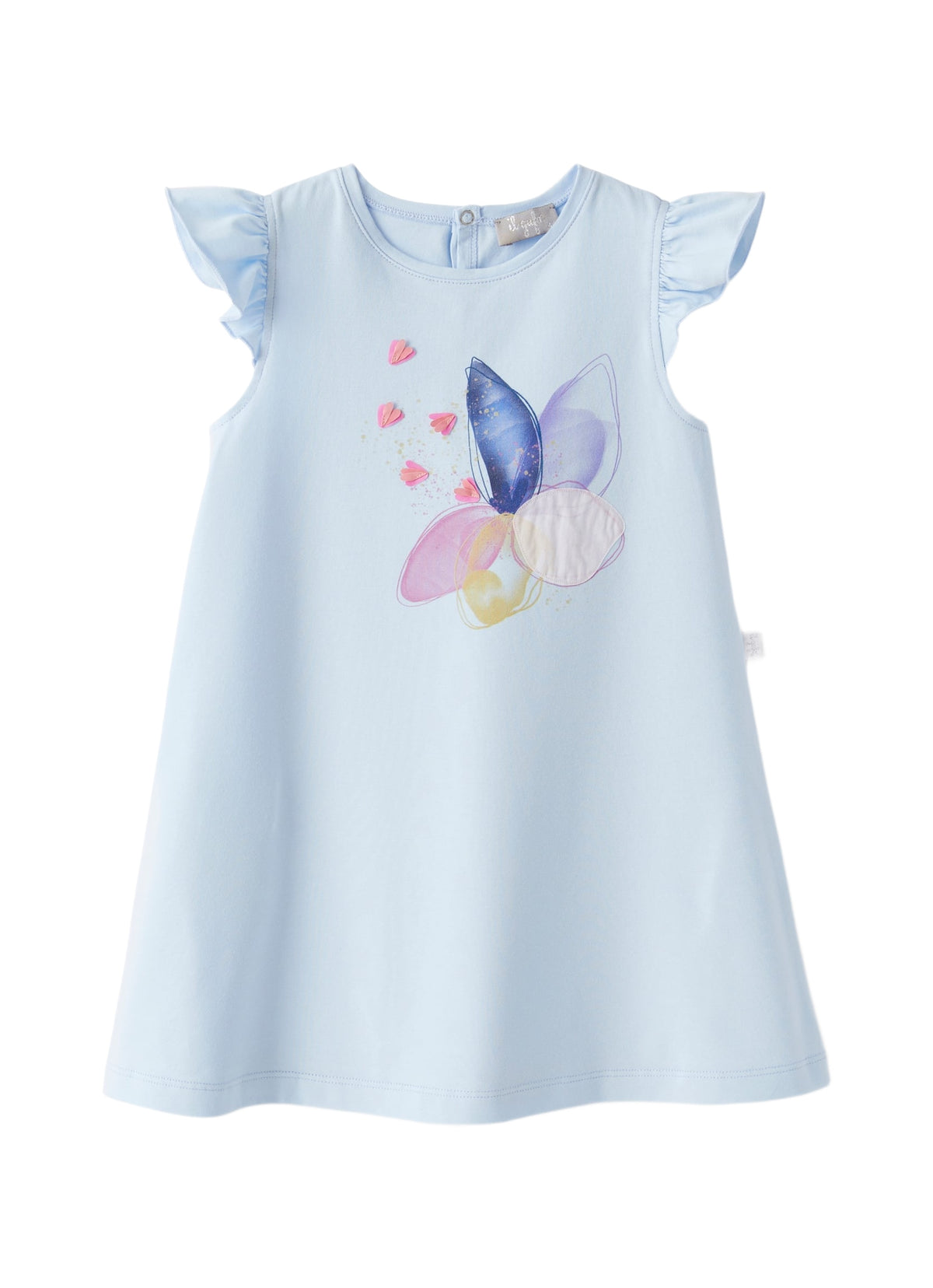 Vestito In Jersey  Con Farfalla