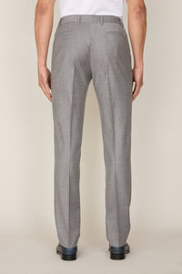 Pantalon à taille élastiquée en laine - Soft Grey