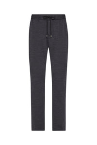 Pantalon de survêtement chiné en laine - Gris