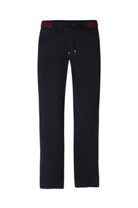 Drawstring trousers - Blue & Bordeaux