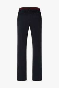 Drawstring trousers - Blue & Bordeaux