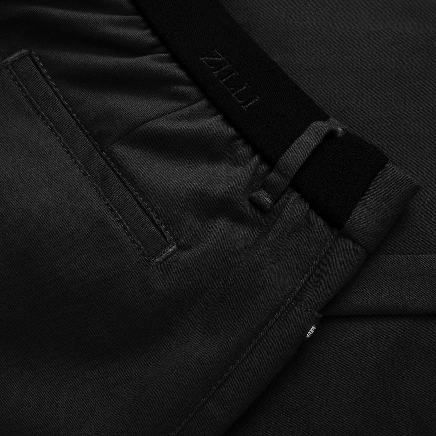 Pantalon droit taille haute - Noir