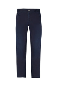 Jean droit à broderie - Bleu