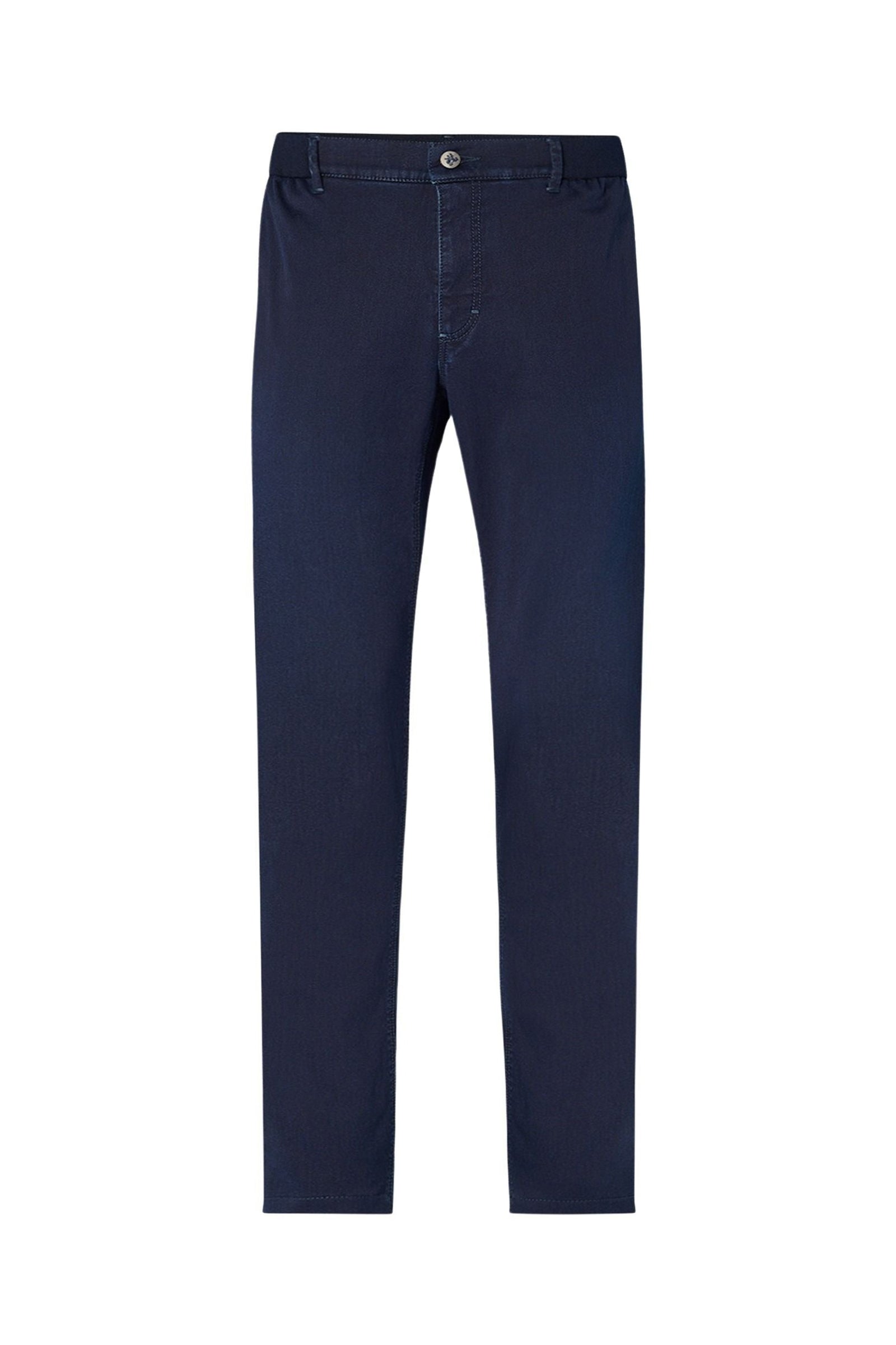 Jean à broderie sur poche - Bleu