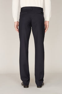 Pantalon de tailleur en laine - Blue Navy