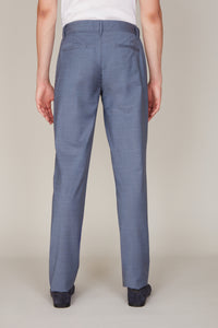 Pantalon de tailleur en laine - Pale Blue Onyx