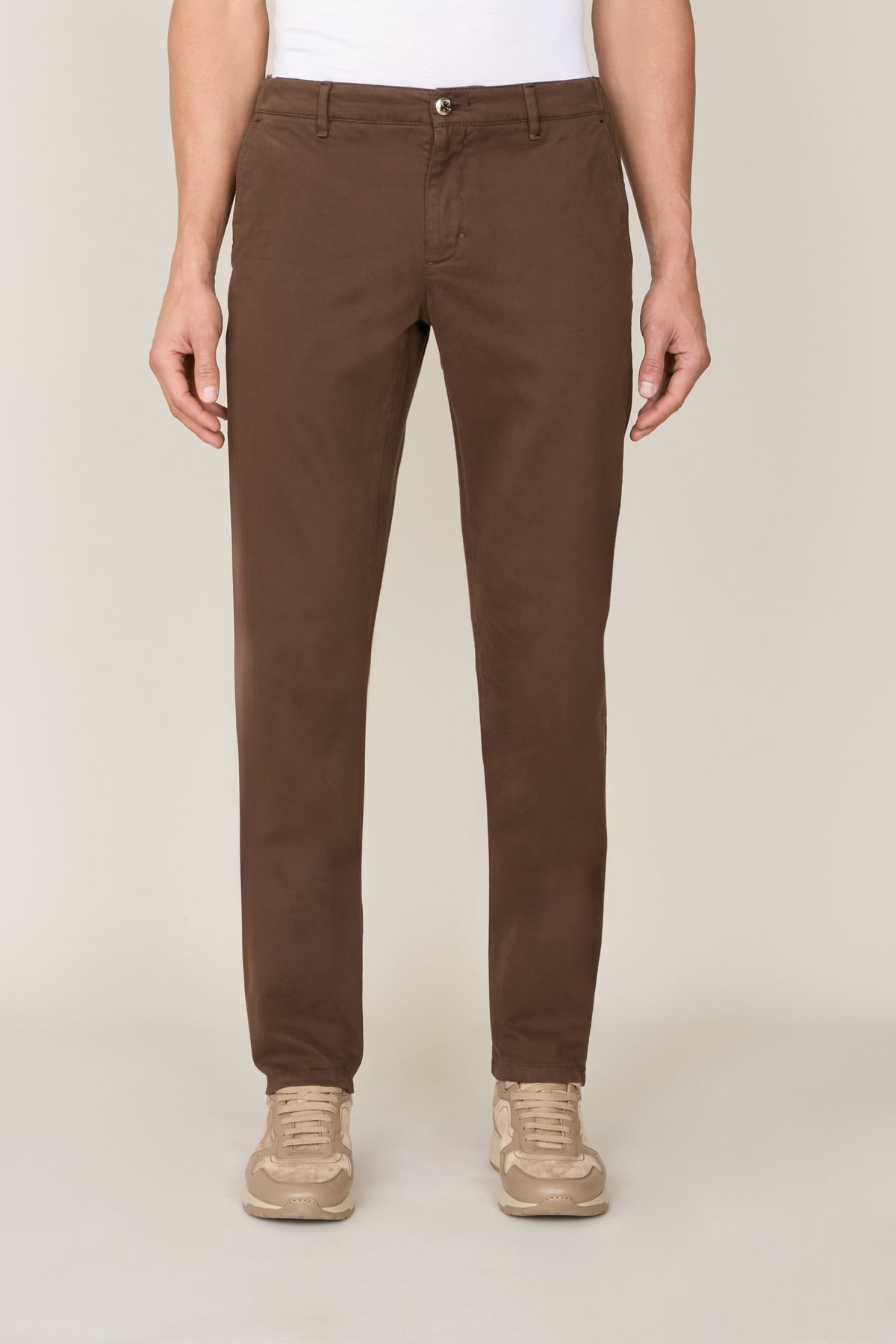 Pantalon à 5 poches - Chocolate