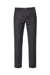 Pantalon à taille élastiquée en laine - Gris