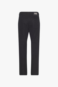 Pantalon coupe droite côtelé - Noir