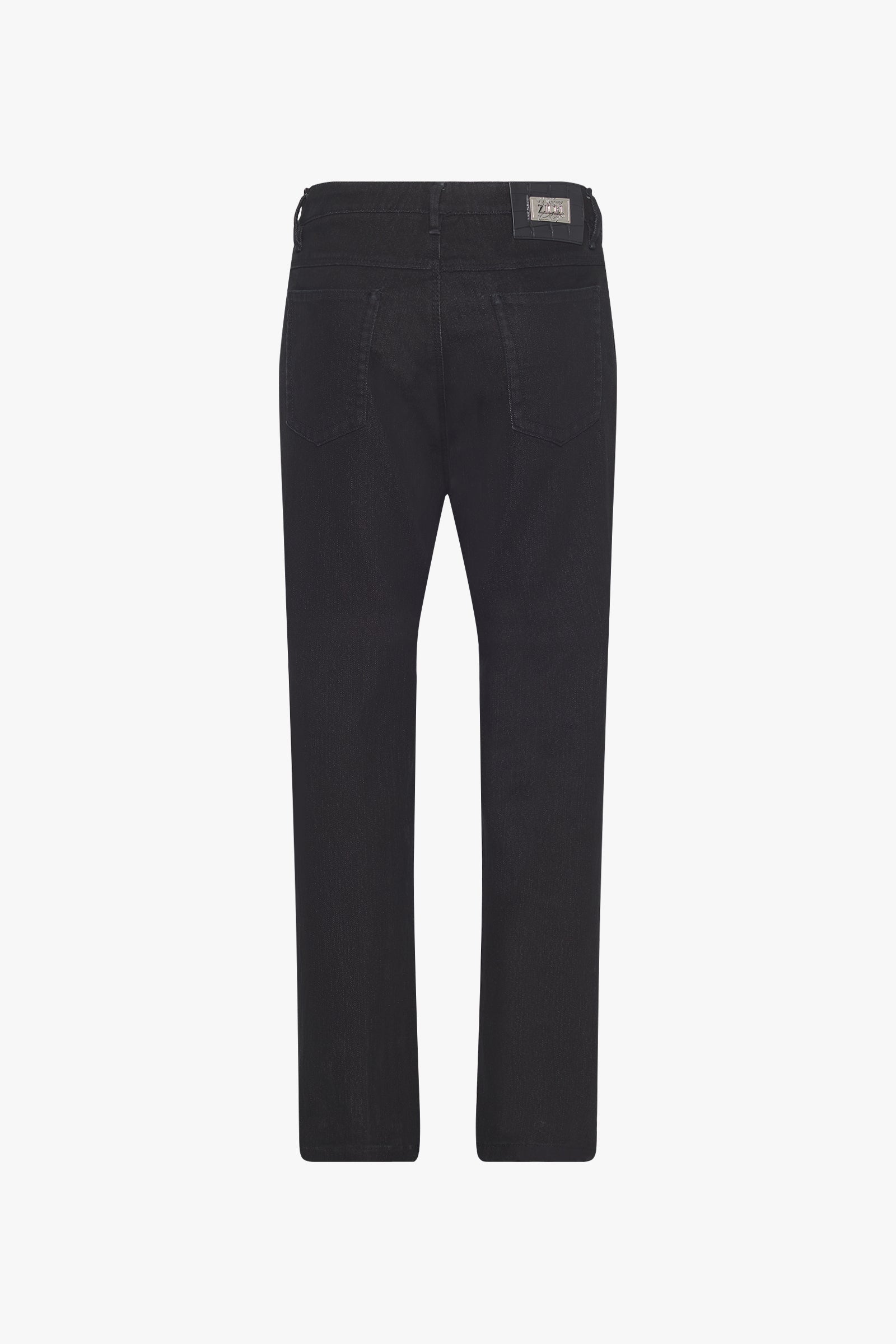 Pantalon coupe droite côtelé - Noir