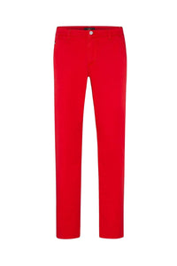 Washed chino trousers - Red