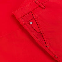 Washed chino trousers - Red