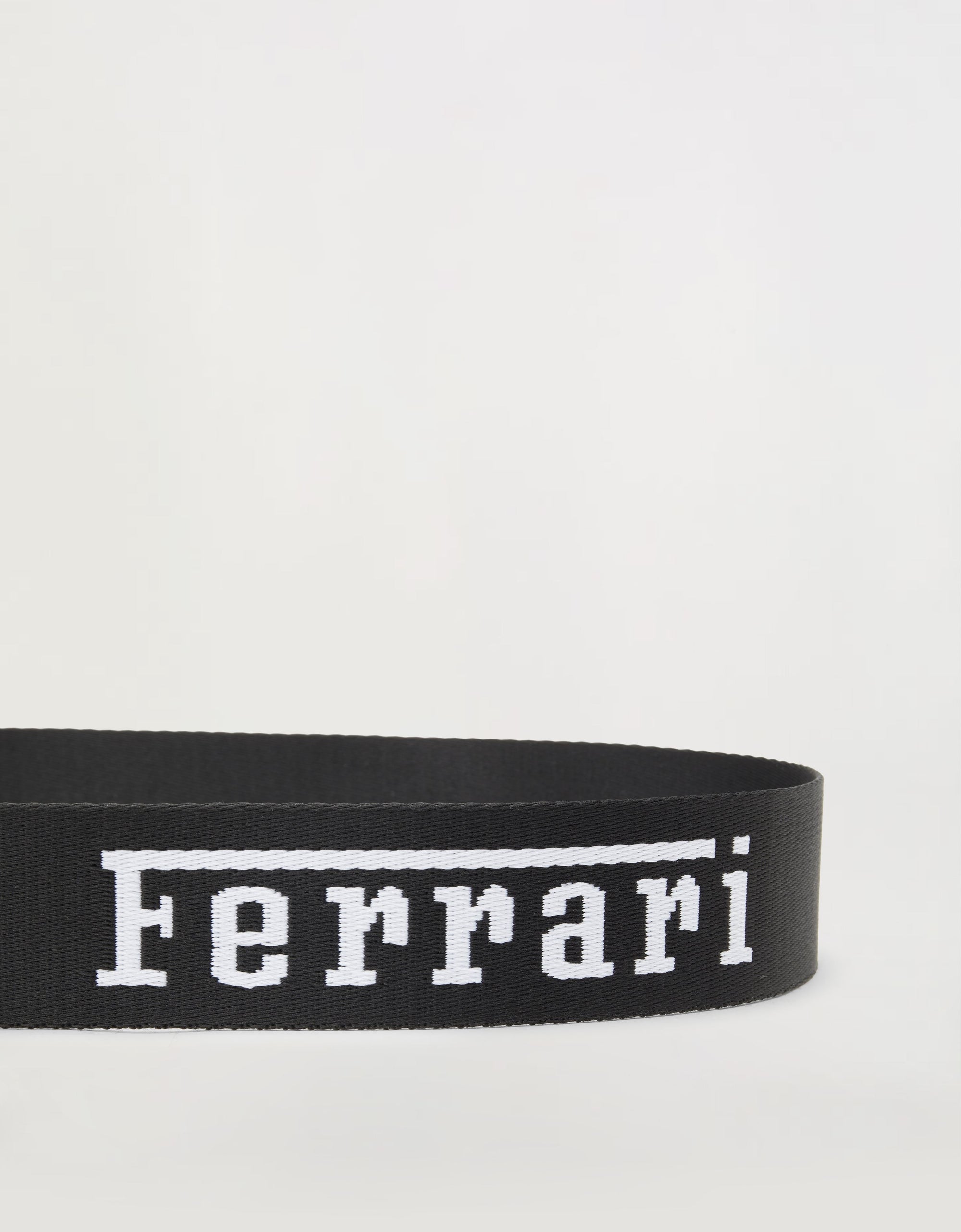 Ceinture unisexe avec logo Ferrari - Nero