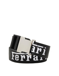 Ceinture unisexe avec logo Ferrari - Nero
